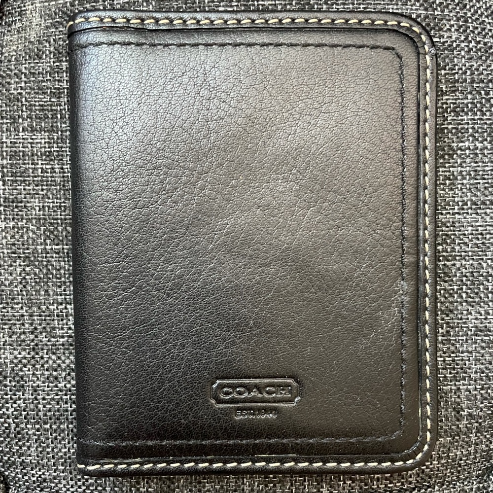 Coach Bifold Leather Card Wallet